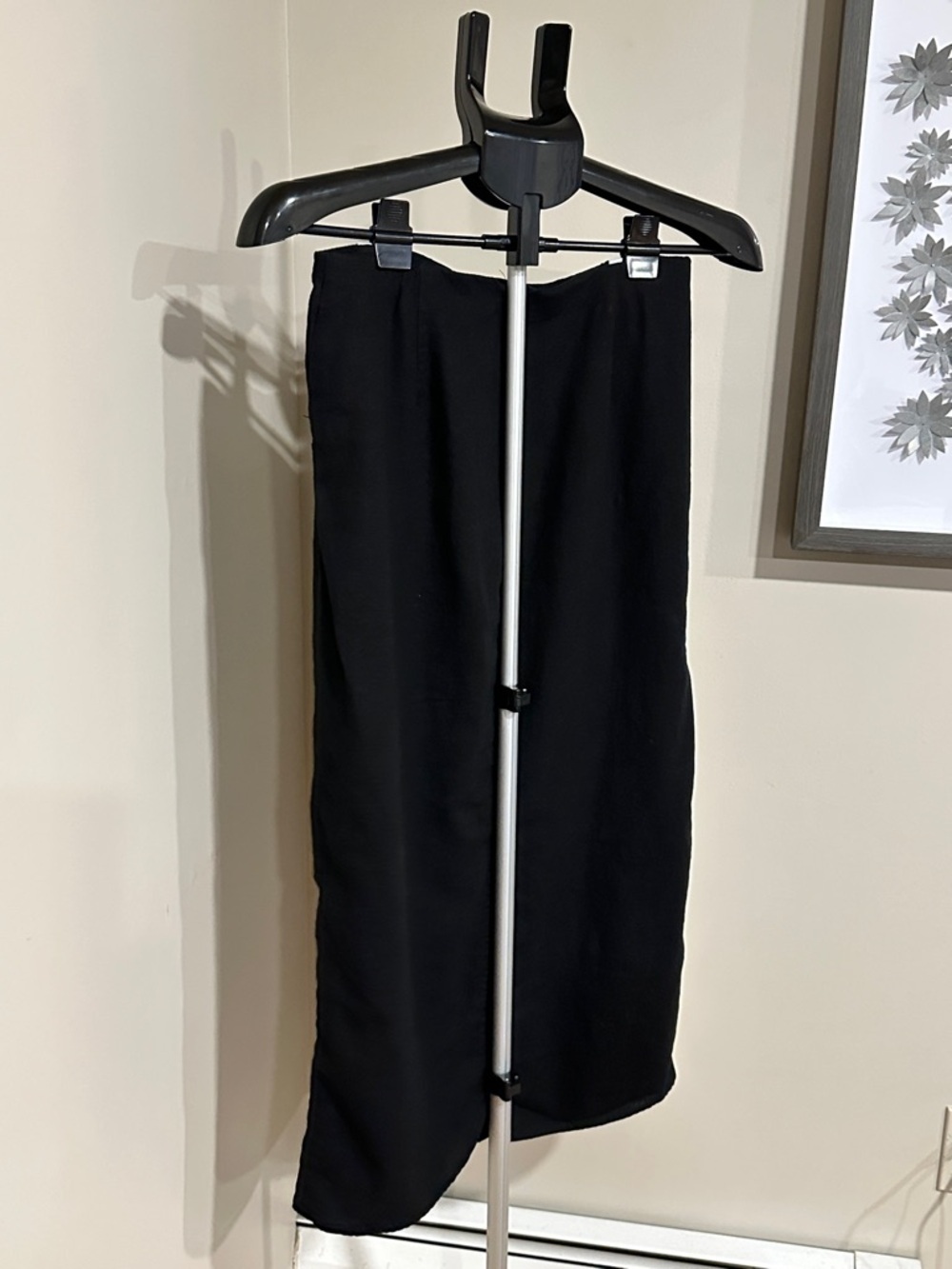 *HOUSE OF HARLOW 1960* Classic Black Pencil Skirt w/ White Trim Size Medium - Picture 7 of 9